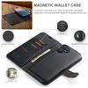 DG.MING для iPhone 16 Plus Чехол-книжка из разделенной кожи, съемный