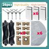 Compatible For ( Eufy G50 Hybrid, L60 Hybrid / L60 Hybrid SES ) Main Side Brush Hepa Filter Mop Cloth Dust Bag Accessories