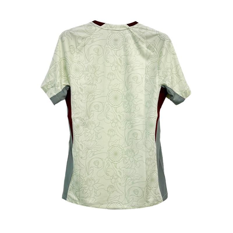 Nike Dri-Fit Сборная Китая Гостевая Фанатская Версия Повседневная Спортивная Футболка с Коротким Рукавом Унисекс Топы Светло-Зелёный FZ9029-020