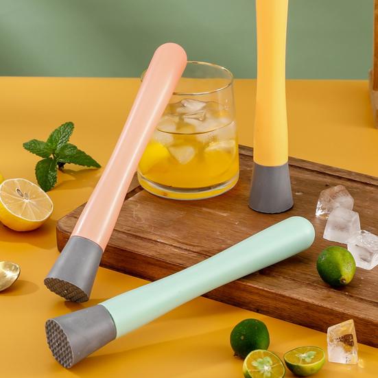 Reliable Convex Hammer Head Design Stirring Food Grade Pound Popsicle Sticks Lemon Pressing Rod Party Supplies Lemon Pressing Rod