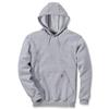 Толстовка с капюшоном Carhartt средней плотности, размер S, K121, серая, [Б/У]