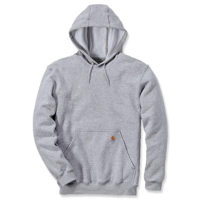 Толстовка с капюшоном Carhartt средней плотности, размер S, K121, серая, [Б/У]