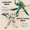 Sluban Qinglong King Mecha Building Blocks Classic Mecha Figure Model Set Bricks Collect Educational Toy For Kids Holiday Gifts