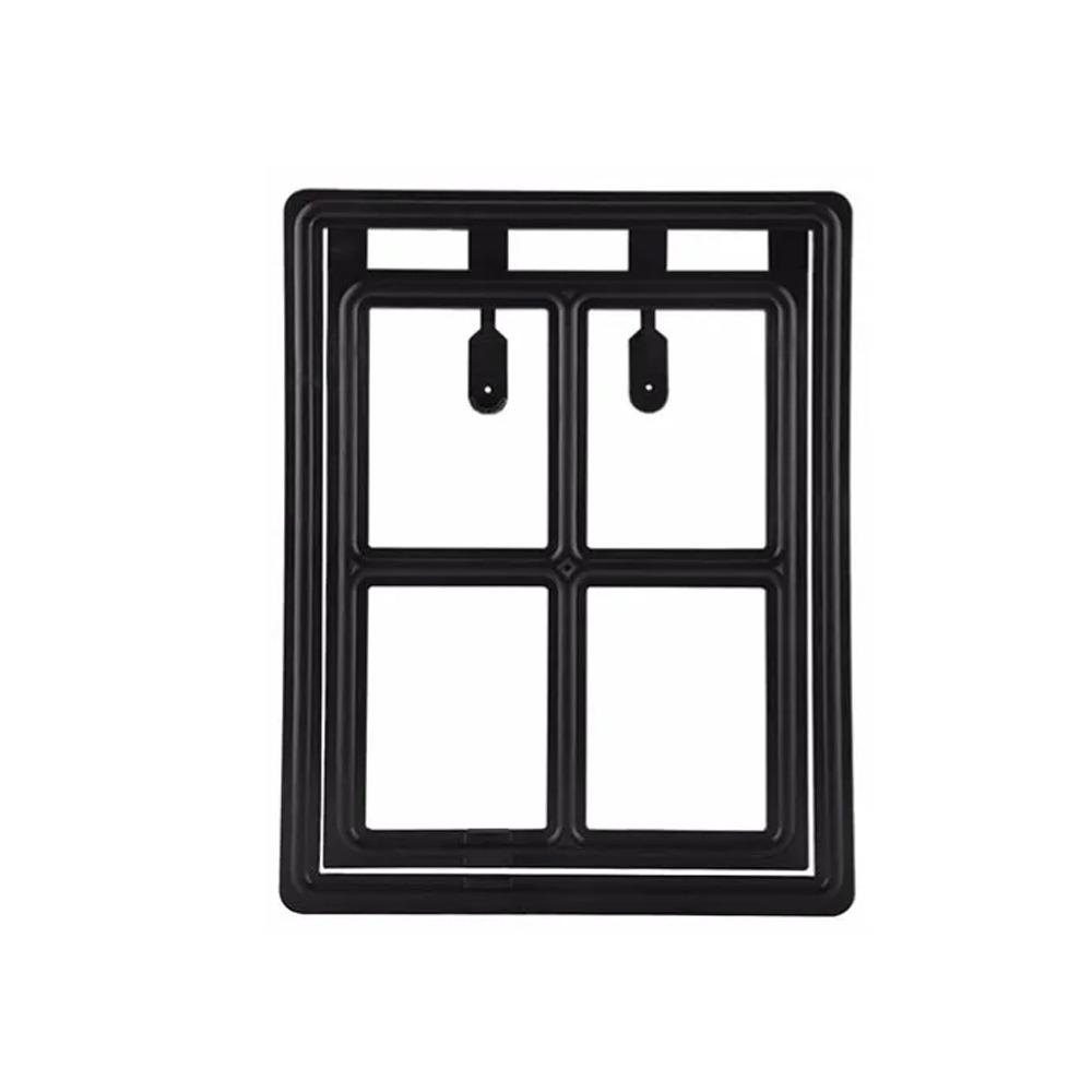Lockable Pet Screen Door Mosquito Proof Sliding Door Screen Pet Tunnel Cat Door Hole Balcony