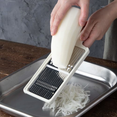 Shimomura Kogyo, Made In Japan, Ajiwai Shokubo Stainless Steel Julienne/Garnish Slicer AST-605, Made In Tsubame-Sanjo, Niigata