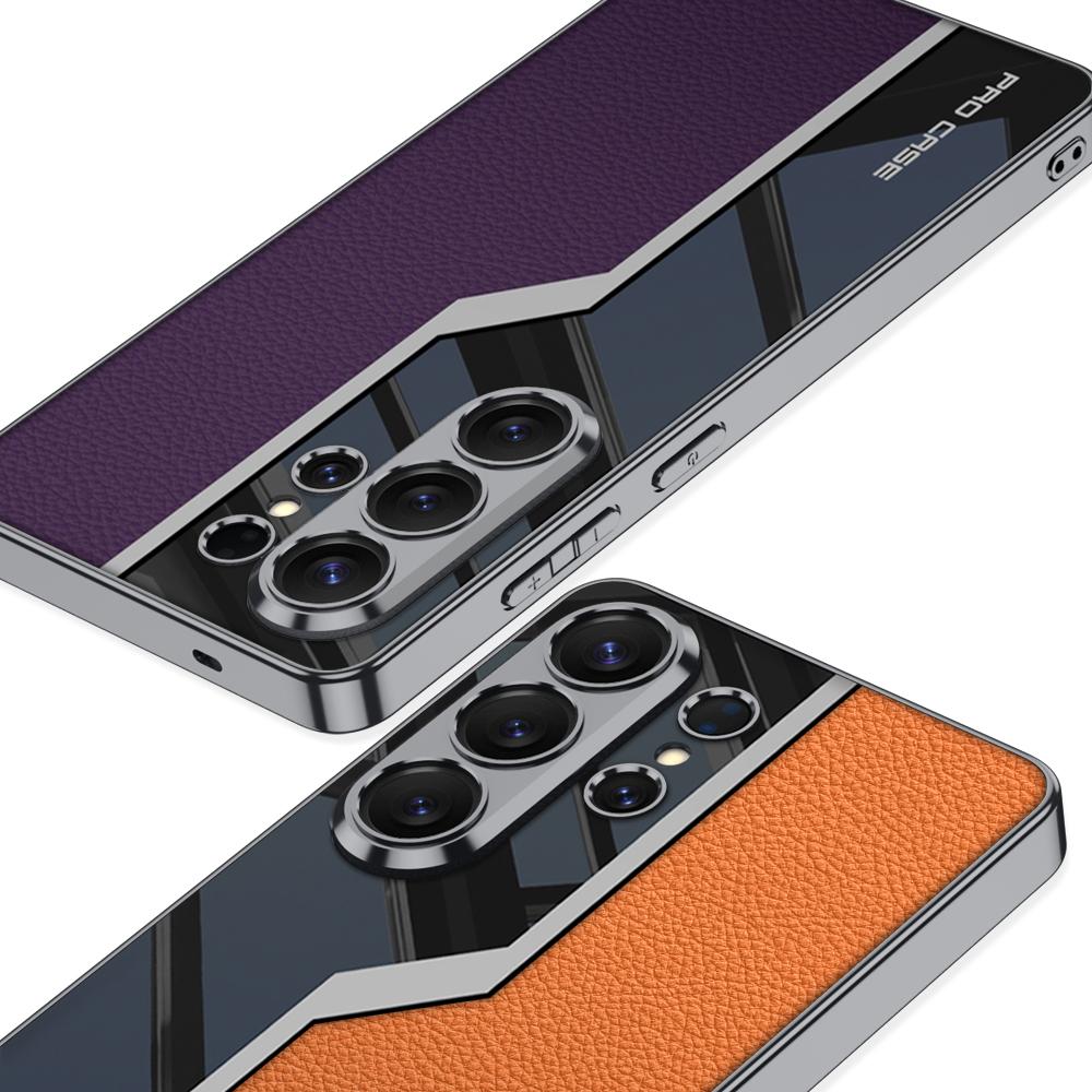 GKK Для Samsung Galaxy S26 Ultra Чехол ТПУ+ПК+ПУ Задняя крышка телефона Гальваническое покрытие