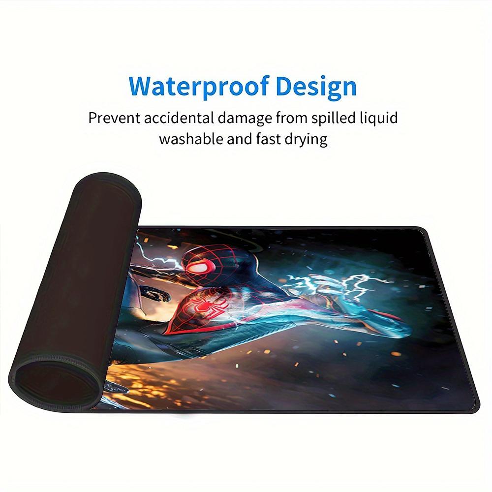 Large Multi-Size Non-Slip Rubber Base Spiderman, hero Mouse Pad, Stitched Edges Keyboard Desk Mat for School, Office, Home, Gift for Friend