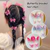 Tassel Pearl Braided Hairpin Colorful Hair Clip Sweet Braided Hair Chain