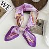 Silk Scarf Neck 70 Square Scarf New Printing Small Fresh Versatile Streamer Neck Protector Scarf Shawl