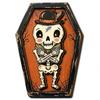Hanging Decorations for Home Vintage Halloween Wooden Decor, Coffin-Shaped Tabletop Ornaments, Freestanding & Shelf Sitters Fall Ornament Mantel Porch