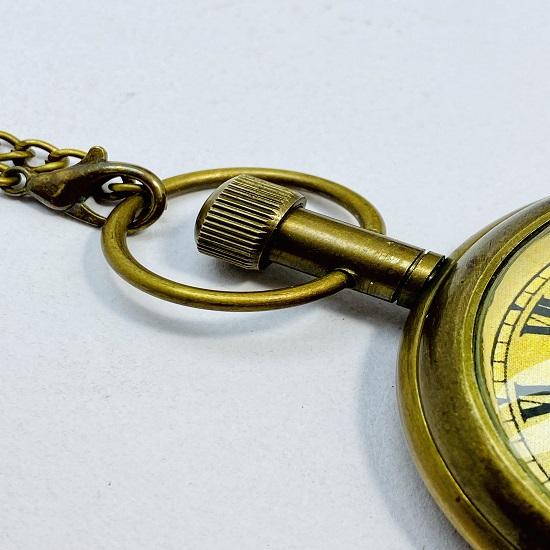 Антикварные винтажные латунные карманные часы Maritime Victoria London 1875 года ручной работы 5,08 см