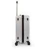 coral high Набор чемоданов из 3 предметов ABS, серебристый 16430