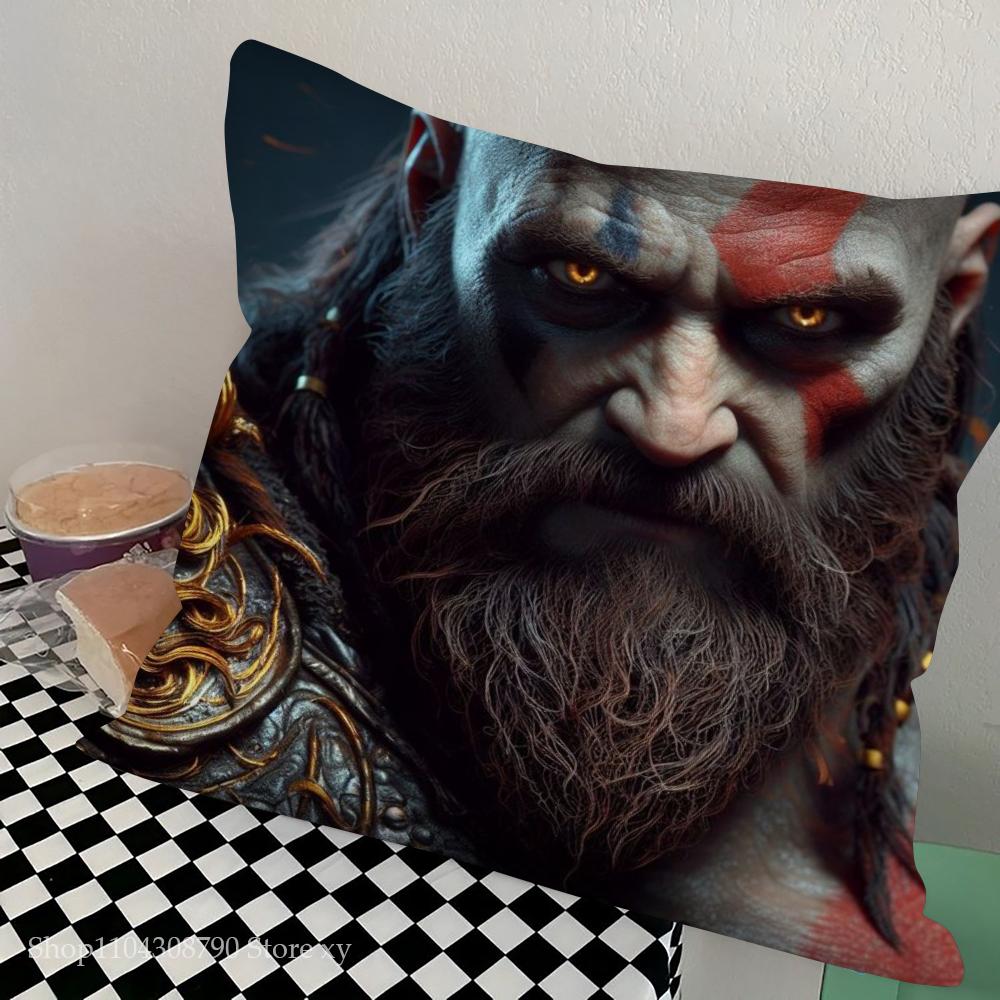 1 шт. Наволочка The Last Of Us God Of War Квадратная Спальня Диван Досуг Комфорт Подушка Автомобиль Гостиная Домашний Декор