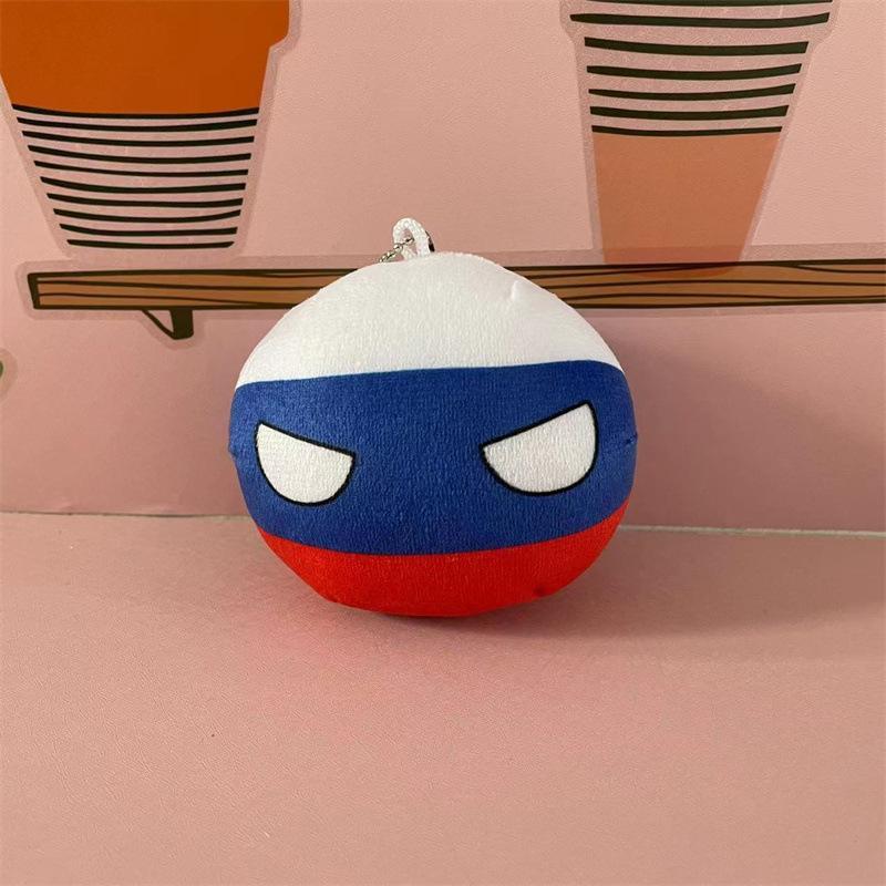 16Cm Polandball Plush Toy Australia Italy Korea Countryball Stuffed Doll Home Decoration