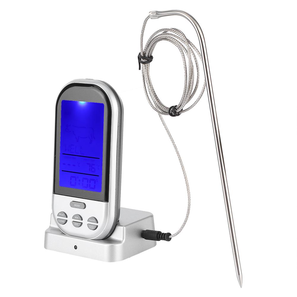 Цифровой беспроводной зонд термометр для мяса и еды для духовки, гриля, кухни, кухонного инструмента для приготовления пищи