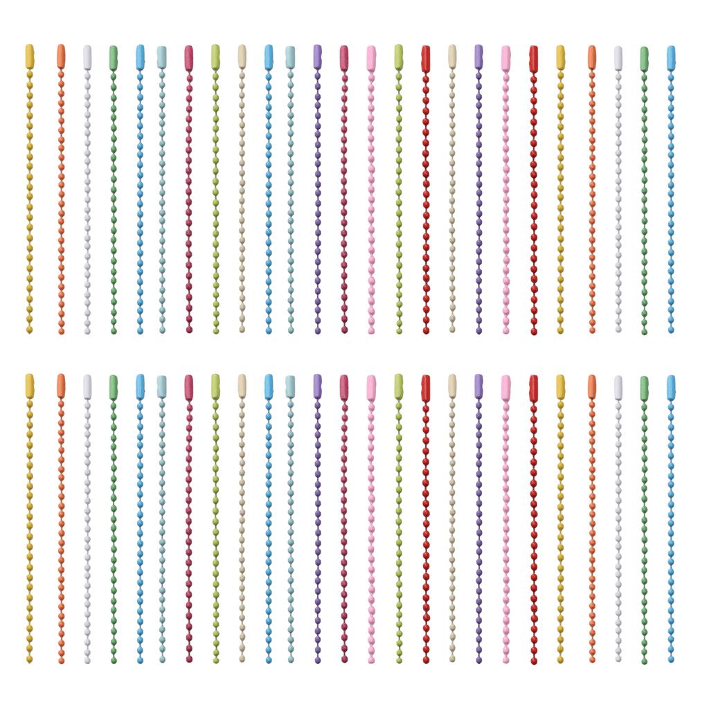 20/50Pcs Iron Paint Chain Bead Chain Buckle For DIY Key Wallet Pendant Accessories