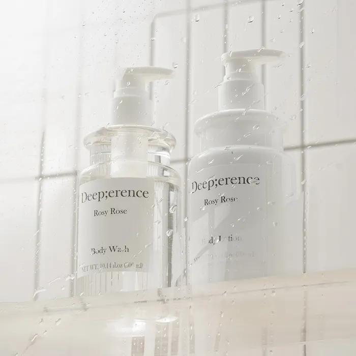 Perfume de Body Wash & Body Lotion Duo Set (Rosy Rose Scent)