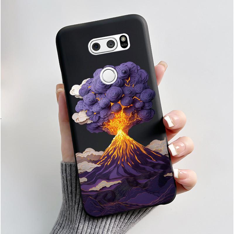 Милый Чехол Для LG V30 V30+ Plus Funda LG V30s ThinQ Capa LG V35 ThinQ Печатный Корпус Защитная Крышка Мягкий Силикон Мультяшные Чехлы