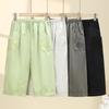 Летние приталенные свободные брюки с высокой посадкой в повседневном стиле для женщин, брюки с прямыми штанинами для верхней одежды