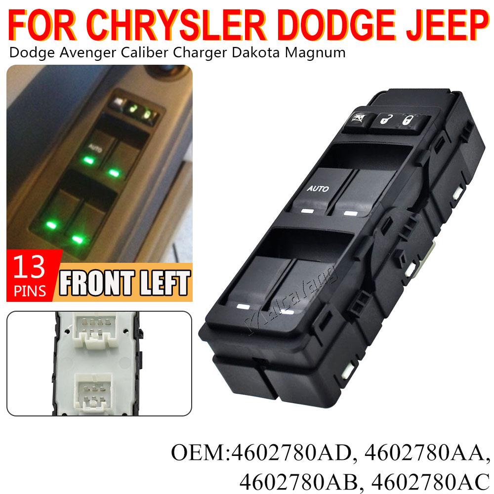 Кнопка переключателя управления стеклоподъемником для Dodge Avenger Caliber Charger Jeep Compass Chrysler 300 Автоаксессуары