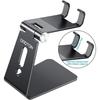 Support Téléphone , Support Téléphone Bureau Multi-Angles Réglable, Support Téléphone Portable en Aluminium Compatible avec iP[9]