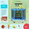 Домашний батут для детей от 3 до 10 лет | Прыгающий домик со скалодромом | Прочная рама с пружинами | Защитная сетка | Веселье и физическая активность