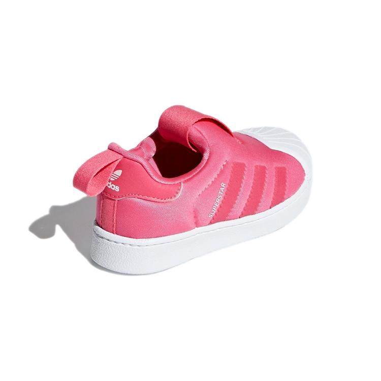 Adidas Originals SUPERSTAR 360 I Breathable Low top Skateboard Shoes Pink Infant And Toddler F97623