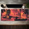 M-Miami Vice Коврик для мыши Большой коврик для игровой клавиатуры Резиновая основа с замком Компьютерные офисные аксессуары