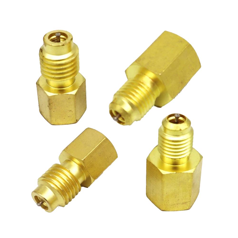 Адаптер с резьбой 1/4 R-134a для дозирования хладагента в автомобильный кран для кондиционера воздуха автомобильные аксессуары K8a5