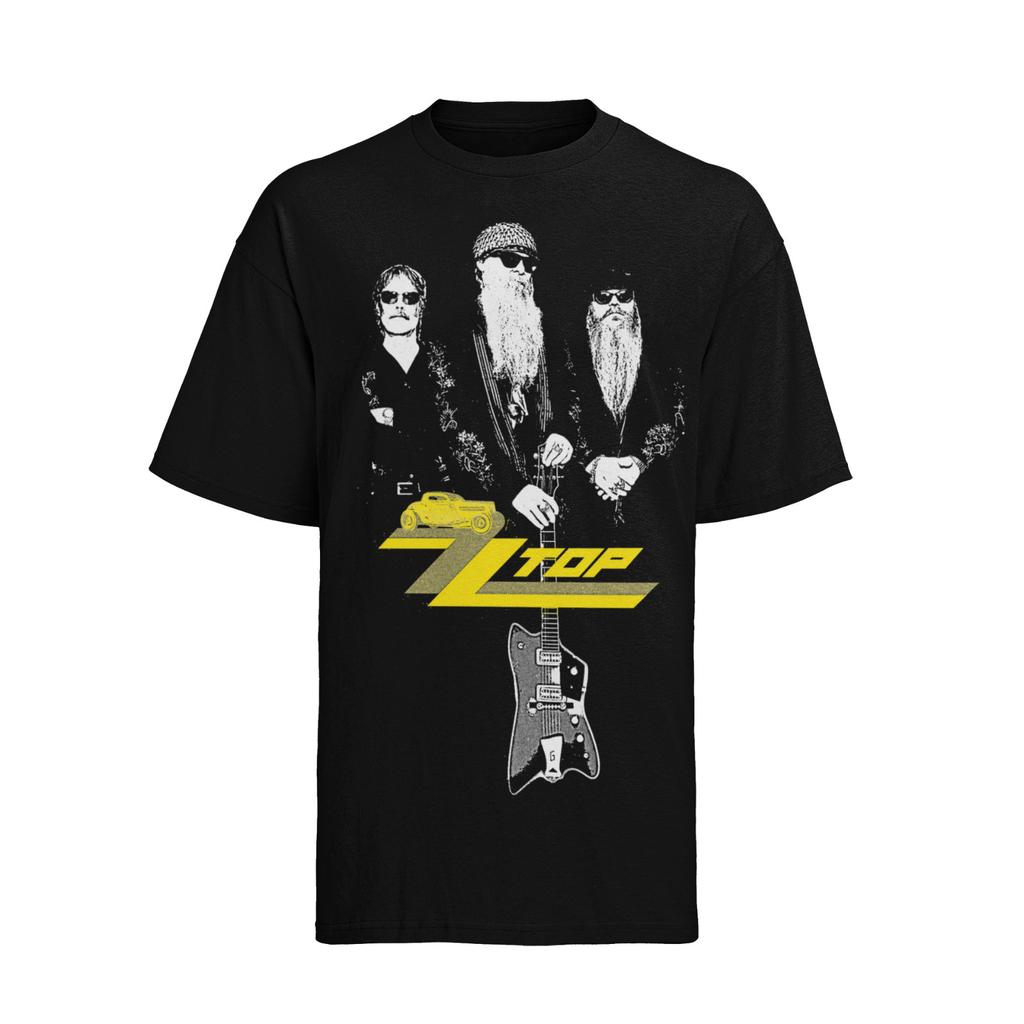 ZZ TOP Rock Band 70er Konzert Fan Damen Baumwolle Shirt Oversize