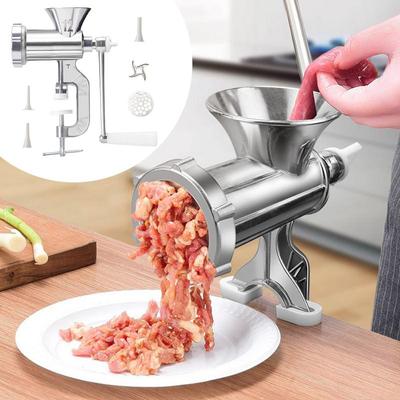 1 шт. Ручная мясорубка с решеткой для измельчения, домашняя, для колбас, овощей, перца, кухонные приборы, прочные кухонные инструменты