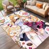 Genshin Impact Print Rug, Washable Floor Carpet, For Entryway Dorm Laundry Room Office Study, Home Decor Birthday Christmas Gift