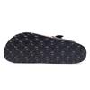 Мужские шлепанцы кожаные из микрофибры тапочки клоги chanclas hombre chinelo masculino claquette homme летние повседневные обувь большого размера