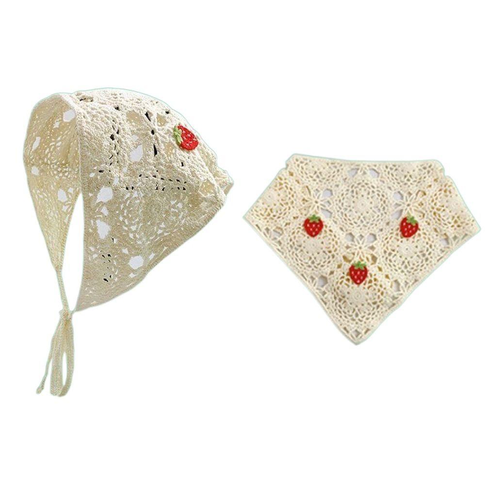 Cute Headbands Japanese Retro Headwear Fashion Hollow Triangle Scarf  Women