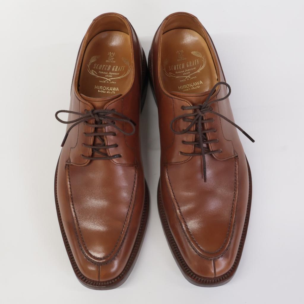 SCOTCH GRAIN H-0521 Takumi Series U-Tip Derby Shoes 25.5 BrownUsed