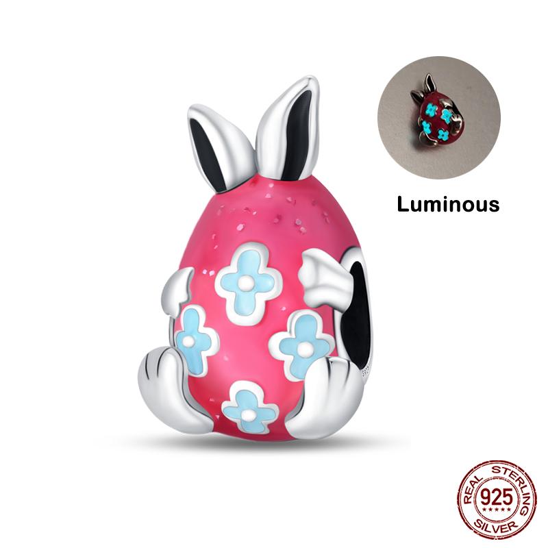 Оригинальные бусины-шармы серии Magic Color Chameleon Luminous из стерлингового серебра 925 пробы, подходящие для браслета, сделай сам, ювелирные изделия, подарки