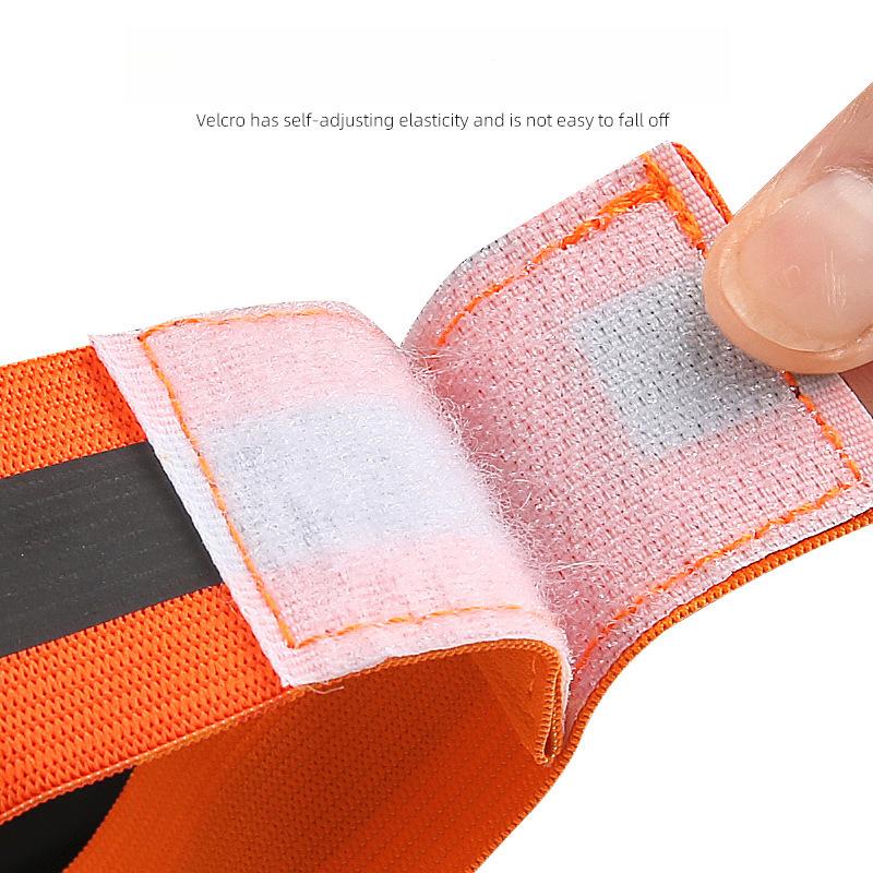 Велосипедная езда Ночной бег Выделяющая Светоотражающая Эластичная Наручная Повязка Ночная Нарукавная Повязка Предупреждающий Одиночный Браслет