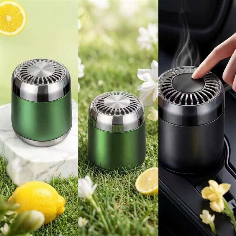 Car Air Freshener Aromatherapy Cup Solid Perfume Balm Portable Cologne Lemon Jasmine Flavor Fragrance Deodorant Aroma Diffusers