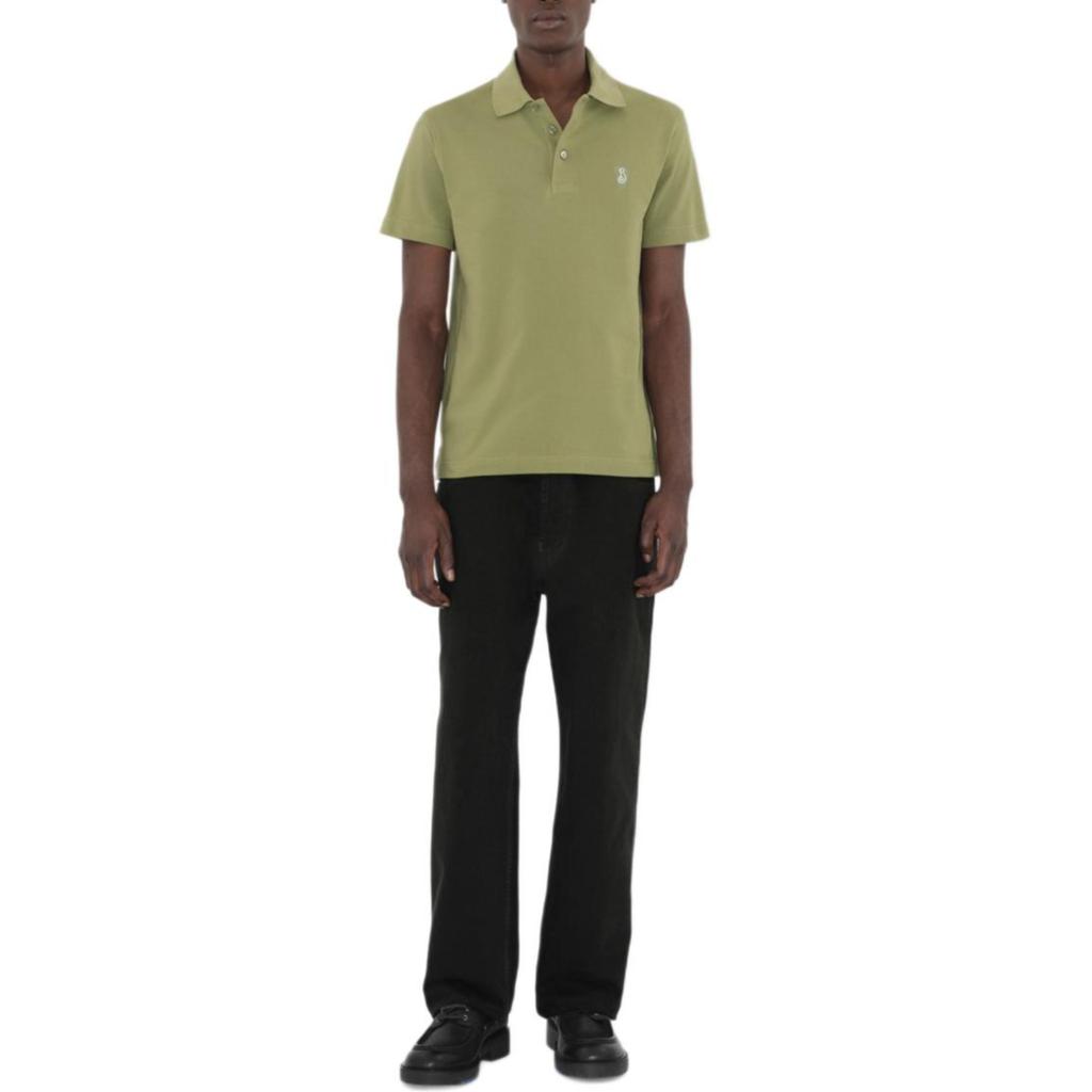 Burberry logo-embroidered polo shirt 81051401