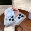Роскошный Матовый Полупрозрачный Тонкий Чехол с Поддержкой Magsafe Беспроводной Зарядки для iPhone 17 Air 16E 15 14 Plus 13 12 11 Pro Max XS XR 8 Plus