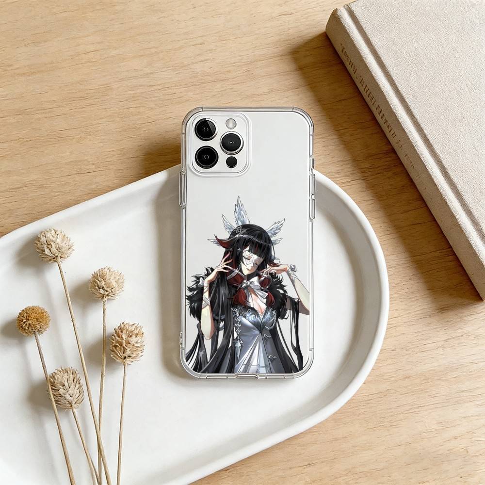 Чехол для телефона Genshin C-Colombina Для iPhone 17 16 15 14 13 12 11 Mini Pro Max Plus Прозрачный чехол