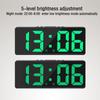 Number Clock Nightlight Temperature Calendar LED Digital Large Number Electronic Clock Alarm Clock