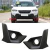 For Subaru XV Crosstrek 2022 Car Front Bumper Fog Light Lamp Frame Cover Foglight Foglamp Trim Cap Hood Lid Bezel