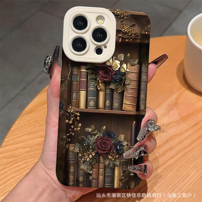 Винтажный чехол-книжка для телефона для iPhone 16 15 14 13 12 11 Pro Max 7 8 Plus XS X SE 13promax XS Max Мягкий противоударный бампер Задняя крышка чехла для телефона