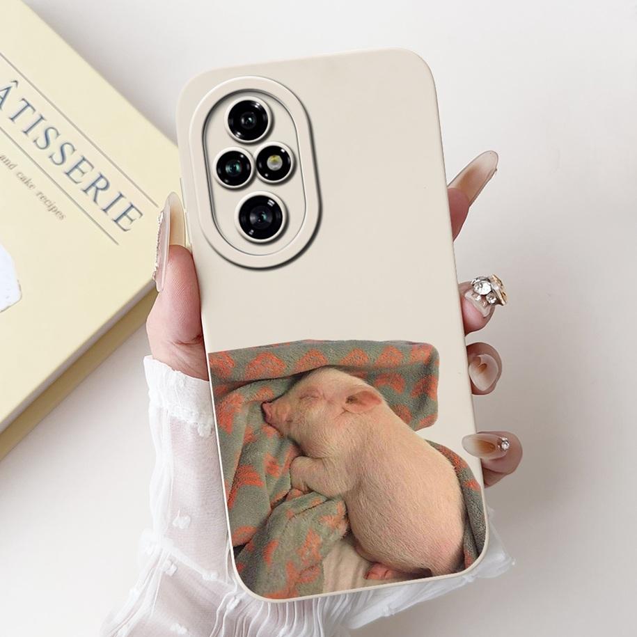 For Honor 200 Pro 5G Case ELP-AN00 Cover Cute Cartoon Panda Cat Shockproof Fundas For Honor200 Pro Bumper on Honor 200Pro Hoesje
