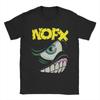 Винтажная футболка NOFX Музыкальный альбом 100% хлопок Футболки Новая футболка для мужчин Летняя Y2K Забавная Повседневная футболка с коротким рукавом Топы