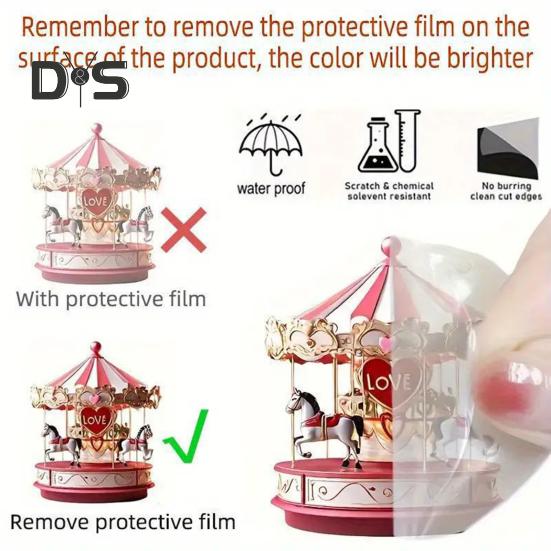 Карусель Рождественское Украшение 2D Плоский Акриловый Подвесной Карусель Подвесное Украшение Рождественской Елки для Домашнего Декора