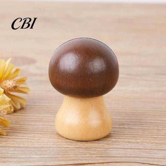 Japanese Pastoral Style Holder Cute Mushroom/Fruit Card Holder, Wooden Memo Stand, Single Photo And Picture Display Clip, Desktop Note Message