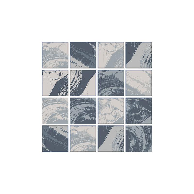 Gray Plaid Tile Sticker Kitchen Backsplash Oil-proof Bathroom Waterproof Home Decor Wall Decals Peel Stick Art Mural
