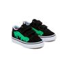 Vans Удобные Универсальные Амортизирующие Прочные Низкие Кроссовки для Ходьбы Детская Обувь Черные VN000CPZYJ7